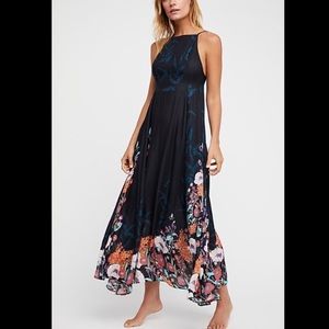 FREE PEOPLE EMBRACE IT MAXI DRESS BLACK L